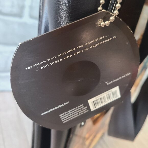 Original SPINS Album Handbag Tote Beatles Abbey Road Vinyl Collectible - Picture 4 of 12